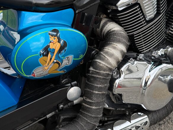 2006 Suzuki Boulevard M109R, синий, 850000 рублей - вид 14