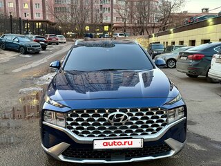 2021 Hyundai Santa Fe IV Рестайлинг, синий, 3300000 рублей, вид 2