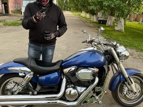 2003 Kawasaki VN1600 Vulcan, синий, 550000 рублей, вид 1