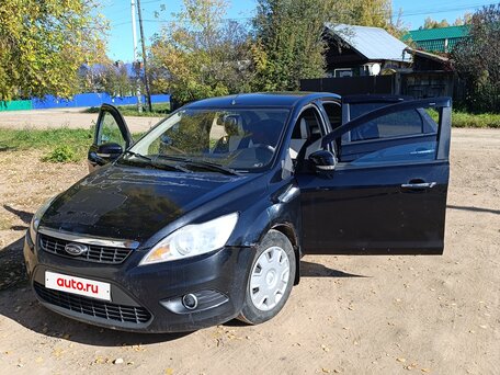 2008 Ford Focus II Рестайлинг, чёрный, 255000 рублей, вид 2
