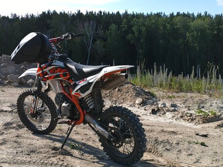 2023 Kayo Basic TT125, оранжевый, 62500 рублей, вид 3
