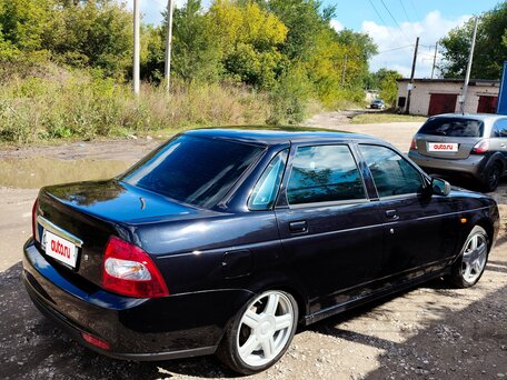 2007 Lada (ВАЗ) Priora I, чёрный, 180000 рублей, вид 3