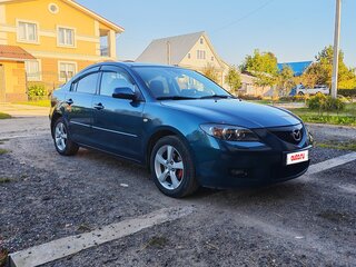 2006 Mazda 3 I (BK) Рестайлинг, синий, 444000 рублей, вид 4