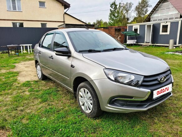 2019 Lada (ВАЗ) Granta I Рестайлинг, серебристый - вид 3