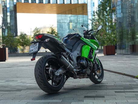 2011 Kawasaki Z 1000SX, зелёный, 575000 рублей, вид 4