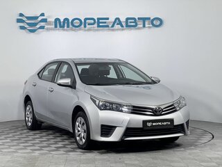 2014 Toyota Corolla XI (E160, E170, E180), серебристый, 1375000 рублей, вид 3