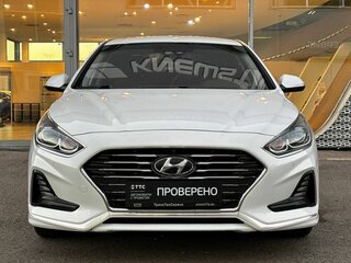 2018 Hyundai Sonata VII (LF) Рестайлинг, белый, 1575000 рублей, вид 2