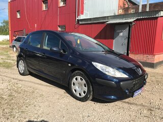 2007 Peugeot 307 I Рестайлинг, синий, 210000 рублей, вид 3