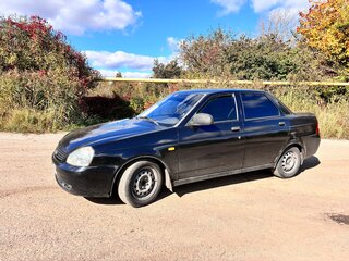 2009 Lada (ВАЗ) Priora I, чёрный, 220000 рублей, вид 4