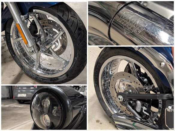 2012 Harley-Davidson Fat Boy, синий, 1280000 рублей - вид 17