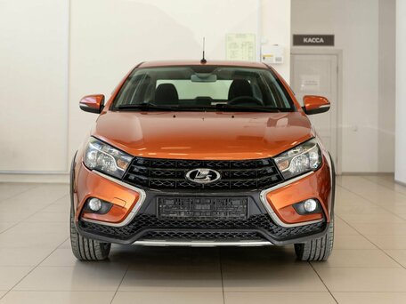 2018 Lada (ВАЗ) Vesta I, оранжевый, 950000 рублей, вид 2