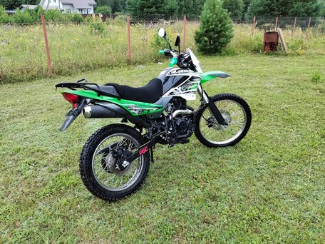 2014 Stels 250 Enduro, зелёный, 87000 рублей, вид 1