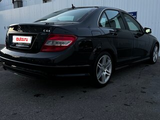 2010 Mercedes-Benz C-Класс 180 BlueEFFICIENCY III (W204), чёрный, 1400000 рублей, вид 3