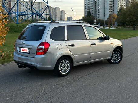 2013 Lada (ВАЗ) Kalina II, серебристый, 240000 рублей, вид 4