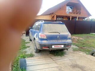 2003 Mitsubishi Outlander I, синий, 317000 рублей, вид 3