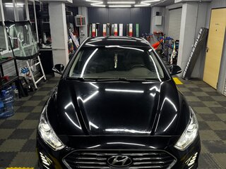 2018 Hyundai Sonata VII (LF) Рестайлинг, чёрный, 1050000 рублей, вид 3