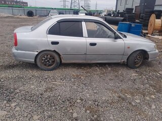 2005 Hyundai Accent ТагАЗ II, серебристый, 180000 рублей, вид 2