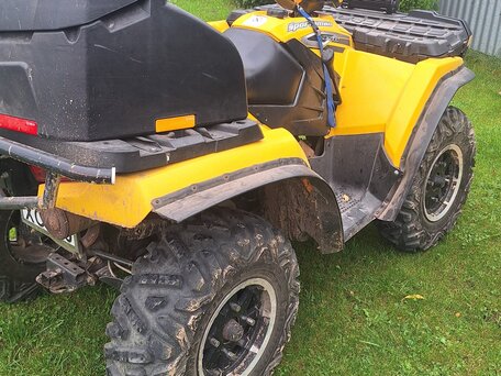 2005 Polaris Sportsman 450, жёлтый, 430000 рублей, вид 4