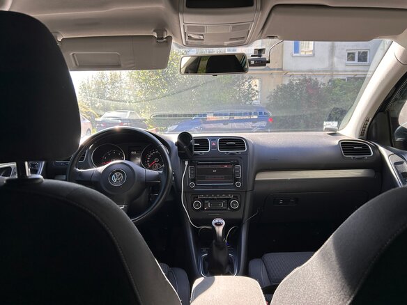2012 Volkswagen Golf VI, синий, 715000 рублей - вид 9