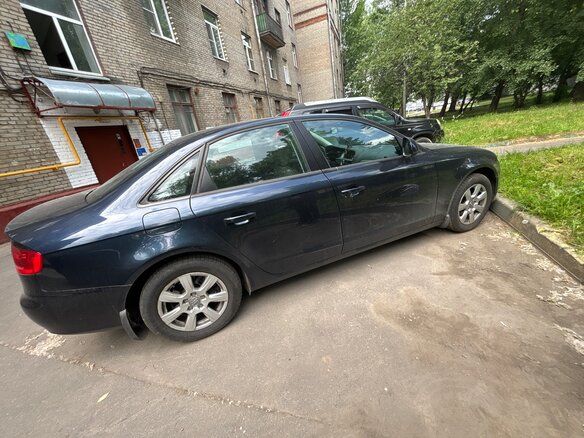 2008 Audi A4 IV (B8), синий, 1100000 рублей - вид 1