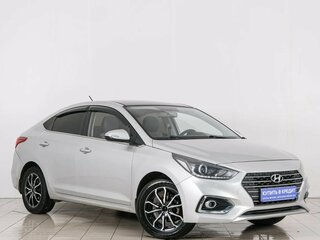 2018 Hyundai Solaris II, серебристый, 1259000 рублей, вид 1