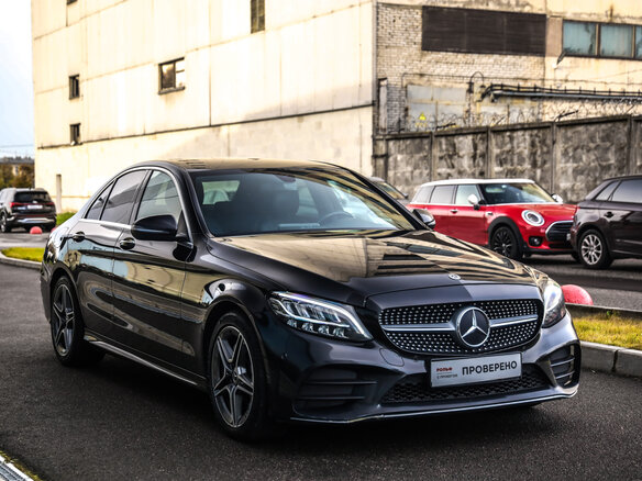 2018 Mercedes-Benz C-Класс 180 IV (W205) Рестайлинг, чёрный, 2703757 рублей - вид 4