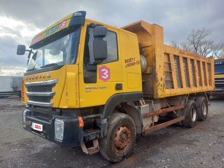 2022 IVECO-Hongyan 6x4 (CQ3346), жёлтый, 2450250 рублей, вид 1
