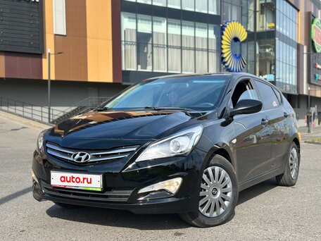 2016 Hyundai Solaris I Рестайлинг, чёрный, 1050000 рублей, вид 4