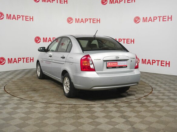2006 Hyundai Verna II, серебристый, 345000 рублей - вид 7