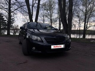 2008 Toyota Corolla X (E140, E150), чёрный, 580000 рублей, вид 3