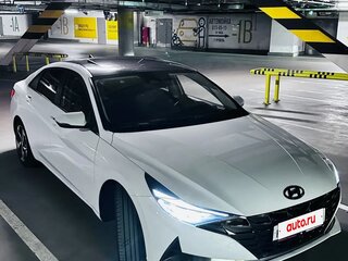 2021 Hyundai Elantra VII (CN7), белый, 2300000 рублей, вид 3