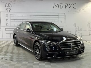 2021 Mercedes-Benz S-Класс 450 Long 4MATIC VII (W223), чёрный, 19499000 рублей, вид 4