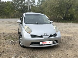2009 Nissan March III (K12), серебристый, 295000 рублей, вид 1