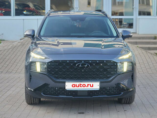 2021 Hyundai Santa Fe IV Рестайлинг, синий, 4120000 рублей, вид 2