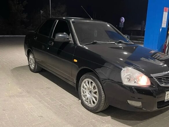 2014 Lada (ВАЗ) Priora I Рестайлинг, синий, 500000 рублей - вид 1