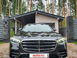 2021 Mercedes-Benz S-Класс 400 d Long 4MATIC VII (W223), чёрный, 12000000 рублей, вид 2