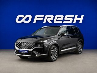 2021 Hyundai Santa Fe IV Рестайлинг, чёрный, 3813444 рублей, вид 5