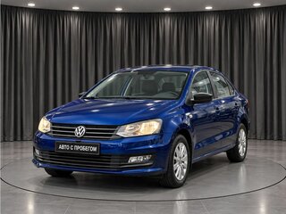2019 Volkswagen Polo V Рестайлинг, синий, 1170000 рублей, вид 1