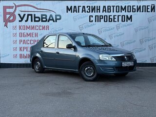 2010 Renault Logan I Рестайлинг, синий, 449000 рублей, вид 1