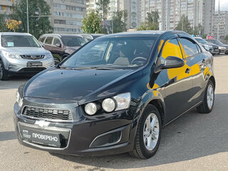 2012 Chevrolet Aveo II, чёрный, 585000 рублей, вид 1