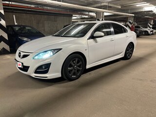2012 Mazda 6 II (GH) Рестайлинг, белый, 1100000 рублей, вид 1