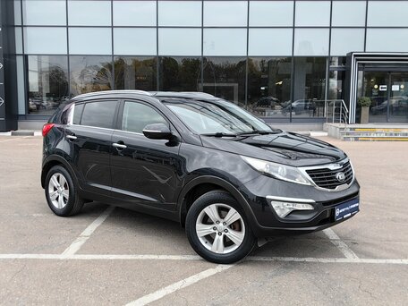 2013 Kia Sportage III, чёрный, 1165000 рублей, вид 1