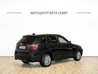2013 BMW X3 28i xDrive II (F25), чёрный, 1699000 рублей, вид 3