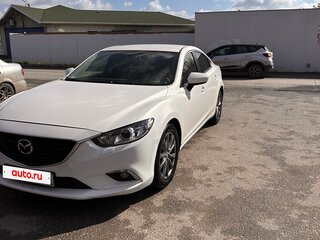 2015 Mazda 6 III (GJ) Рестайлинг, белый, 1390000 рублей, вид 4