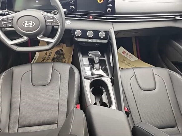 2023 Hyundai Elantra N Line VII (CN7) Рестайлинг, белый - вид 8