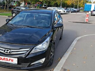 2014 Hyundai Solaris I Рестайлинг, чёрный, 710000 рублей, вид 2