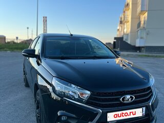 2021 Lada (ВАЗ) Vesta I, чёрный, 1069000 рублей, вид 2