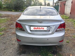 2011 Hyundai Solaris I, серебристый, 475000 рублей, вид 4