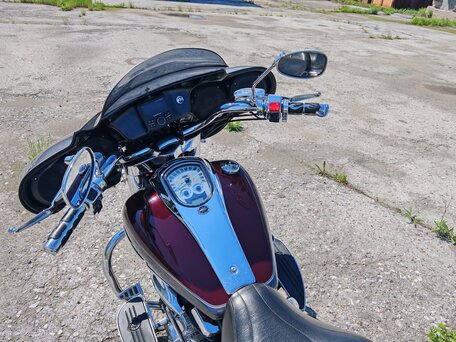 2008 Yamaha XV 1900, пурпурный, 885000 рублей, вид 2