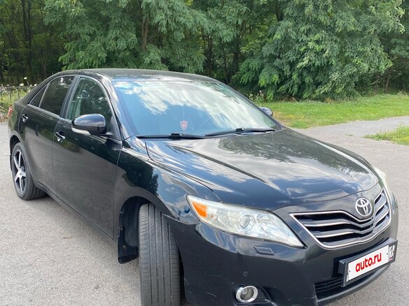 2010 Toyota Camry VI (XV40) Рестайлинг, чёрный, 800000 рублей
